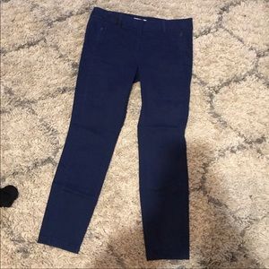 Dark blue loft slacks